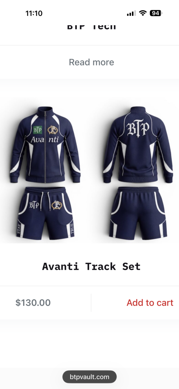Avanti Track Set